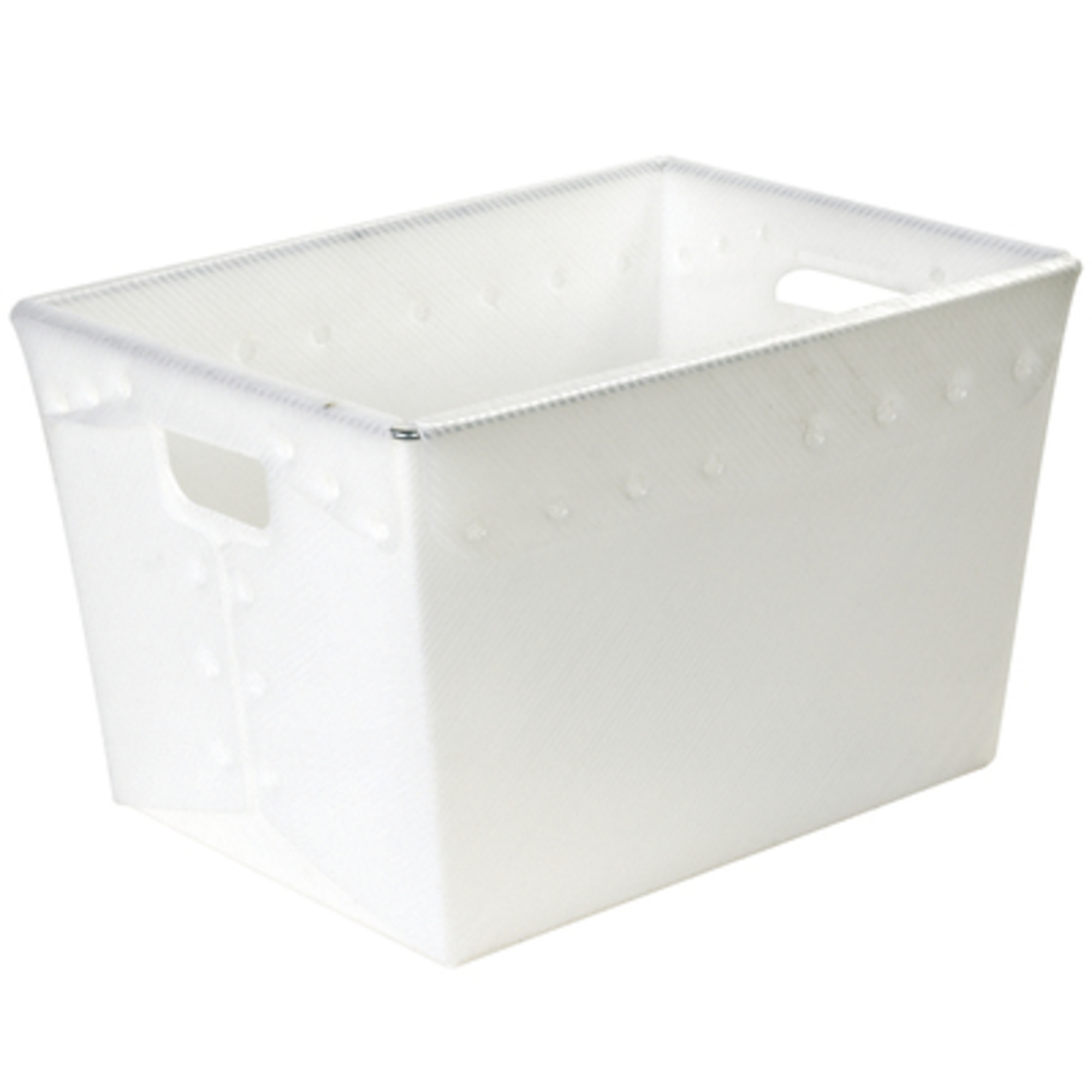 18 x 13 x 12in. White Space Age Totes 6/CS, Height 12 in, Width 13 in, Bins Included (qty.) 6 Model# BINS184